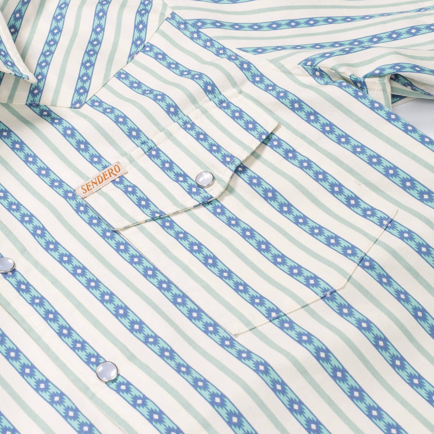 Sendero Provisions Company - Serape Pearl Snap Short Sleeve