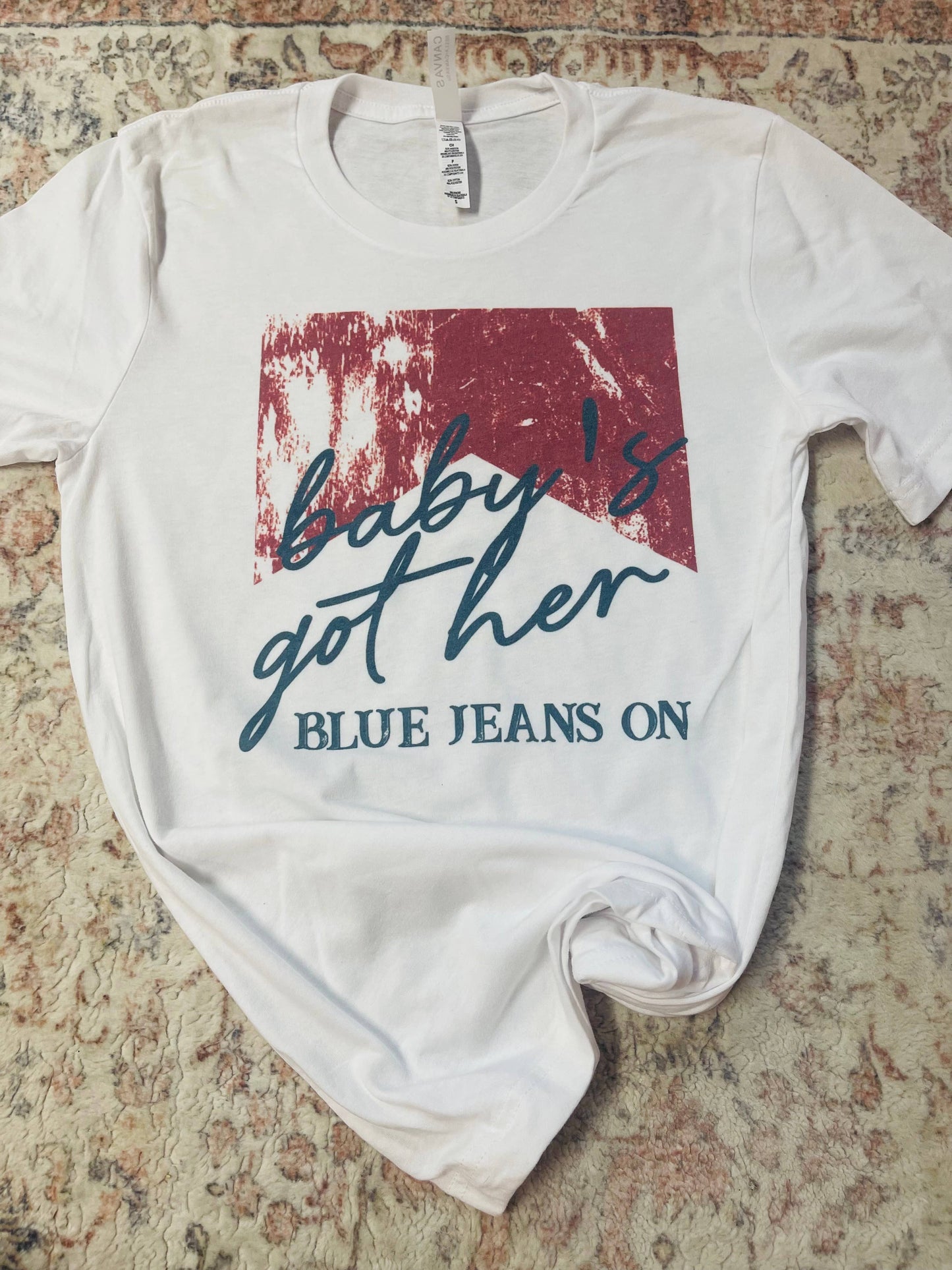 Baby's Got Her Blue Jeans on Graphic T-shirt