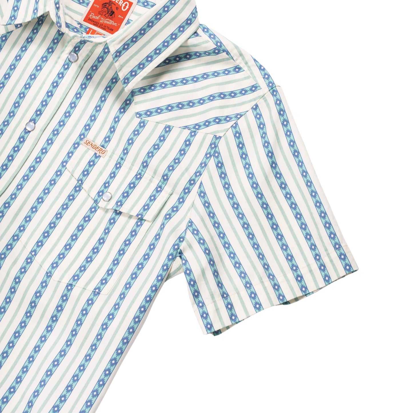 Sendero Provisions Company - Serape Pearl Snap Short Sleeve