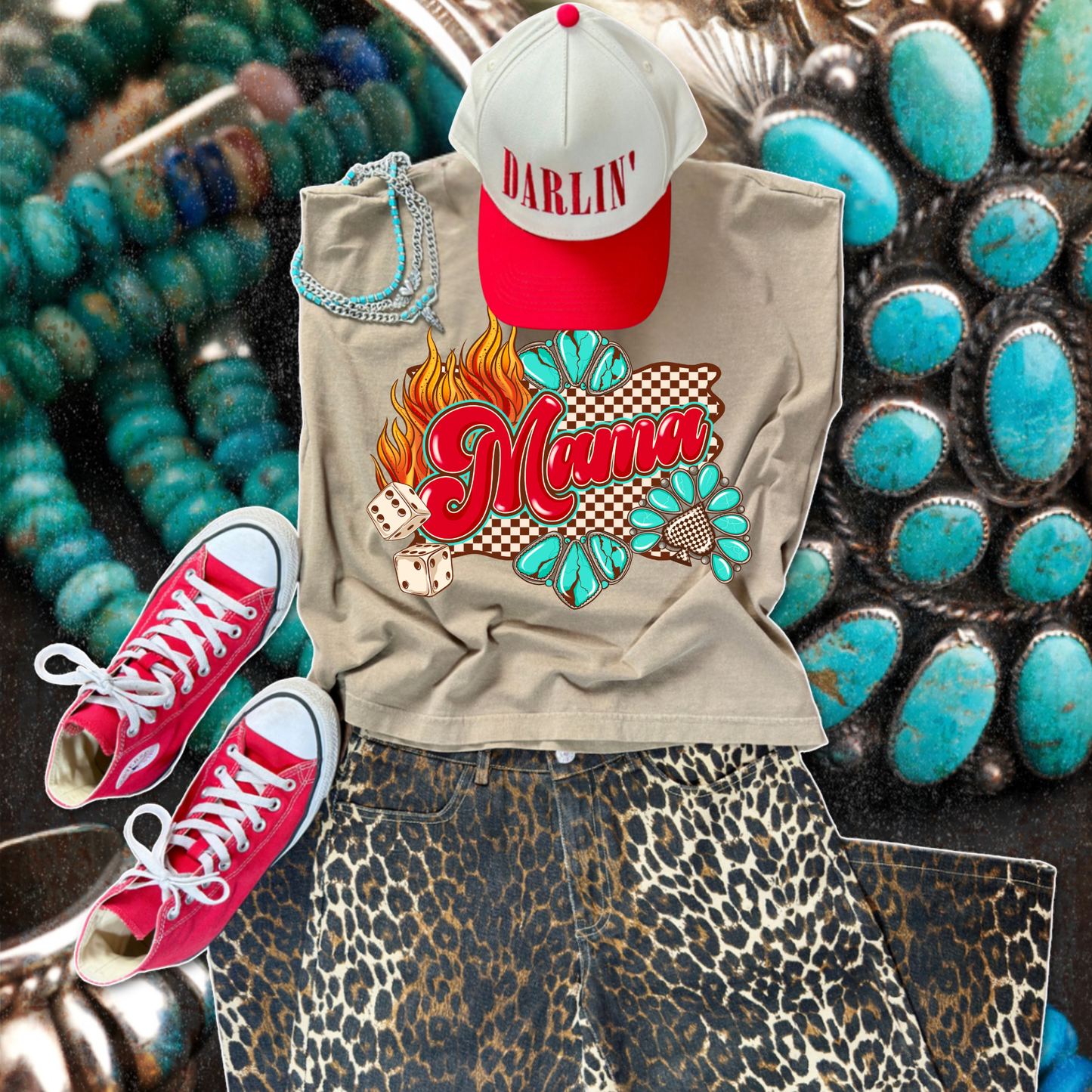 Mama Muscle tee