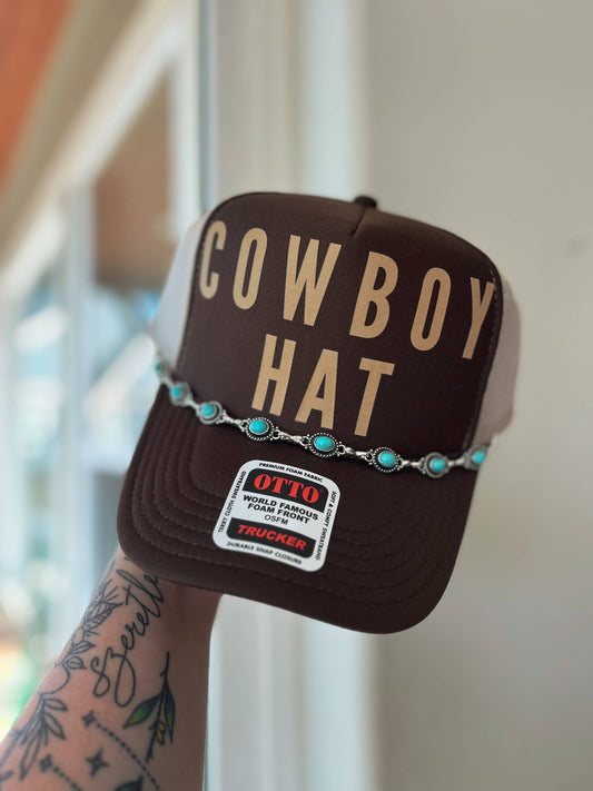 Cowboy Hat Graphic Trucker Hat