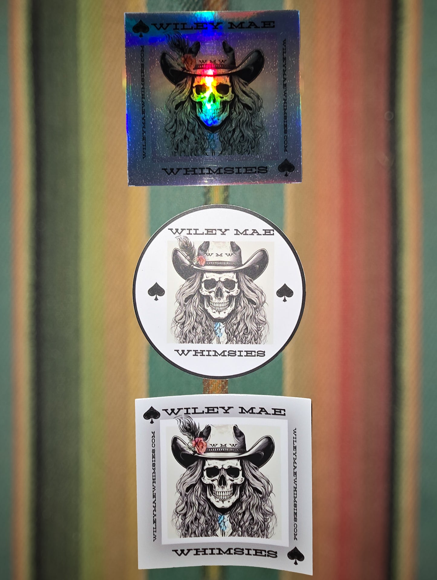 WMW Logo Square Stickers