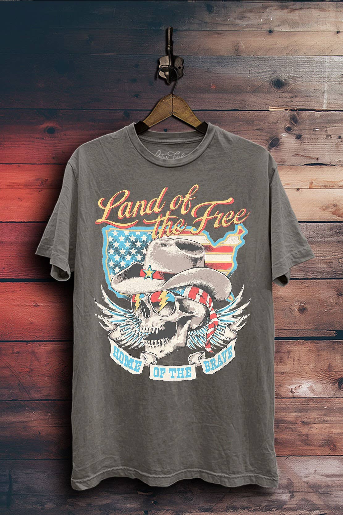 Land Of The Free Home Of The Brave Graphic Top