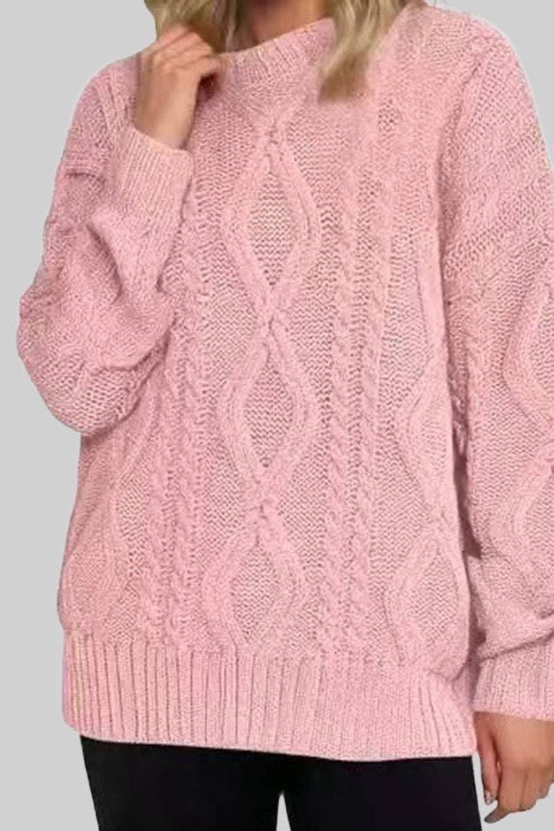 Mccolin - Classic Cable Knit Sweater