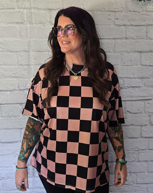 Checkmate Boyfriend Casual Tee