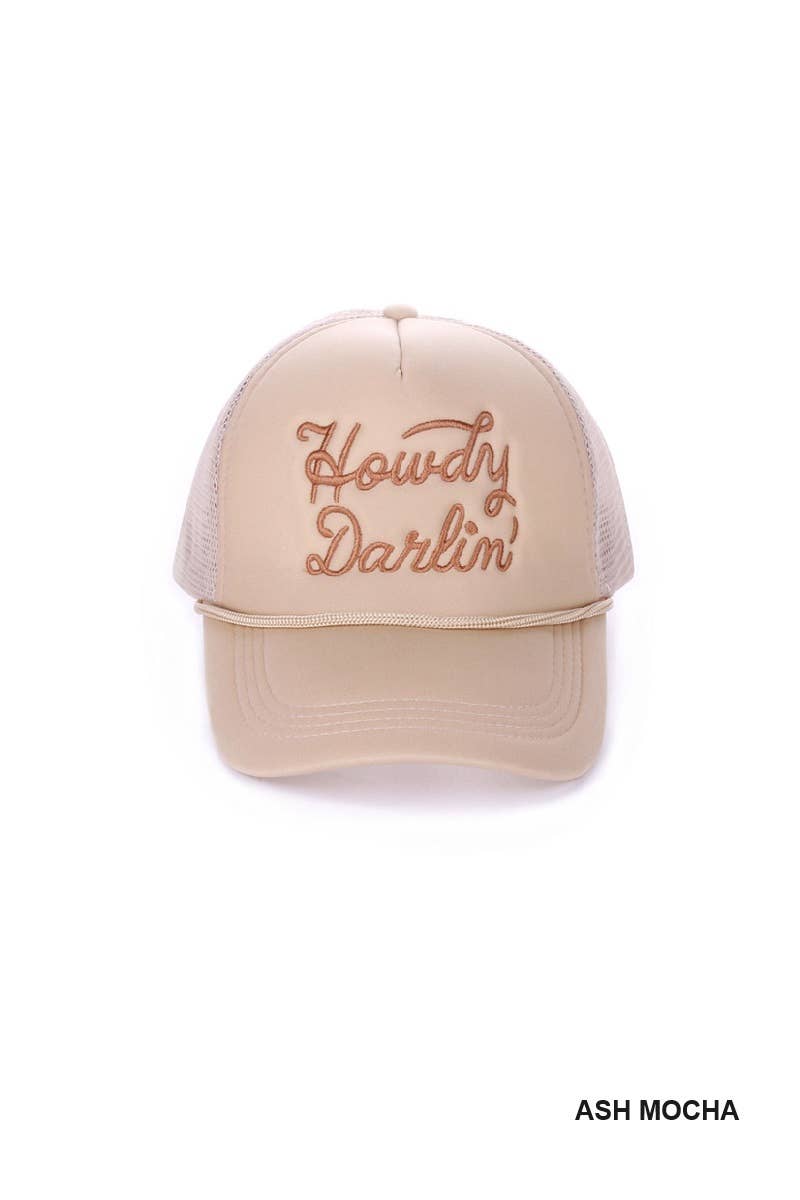 Vanilla Monkey - Howdy Darlin Mesh Trucker Cap