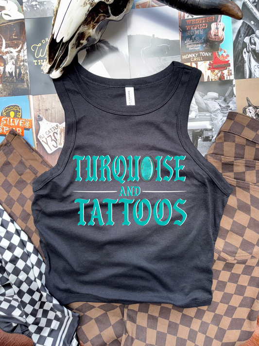 Turquoise & Tattoos Tank