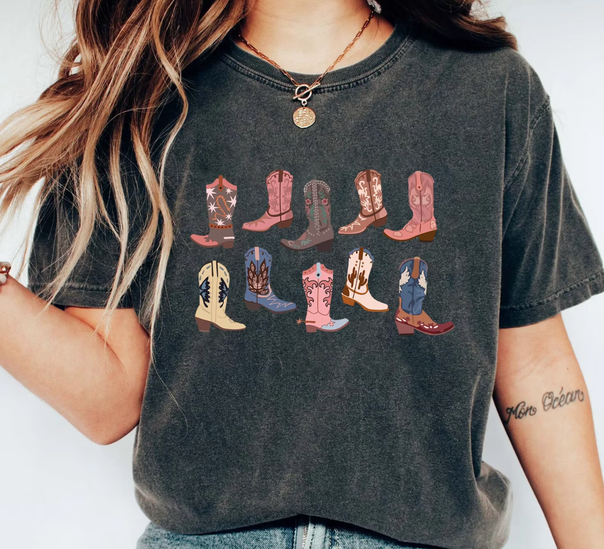 These Boots Are Made for Walkin' Cowgirl Boots Tee
