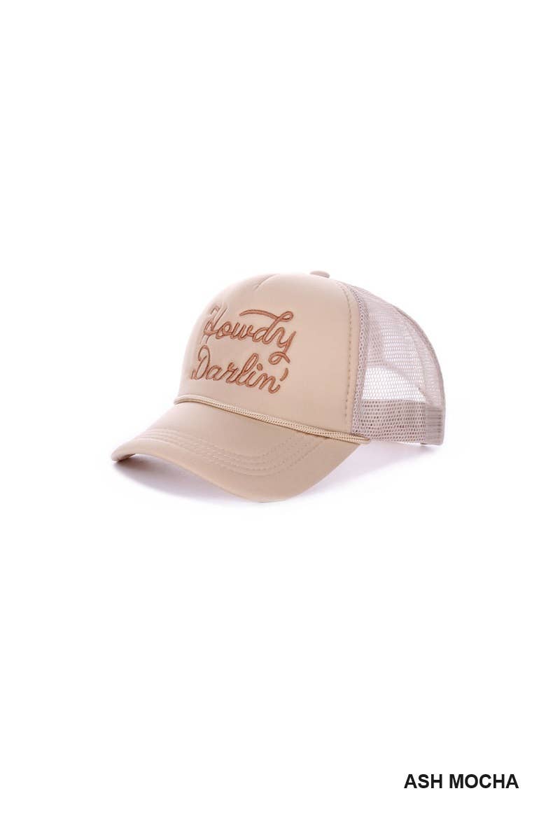 Vanilla Monkey - Howdy Darlin Mesh Trucker Cap