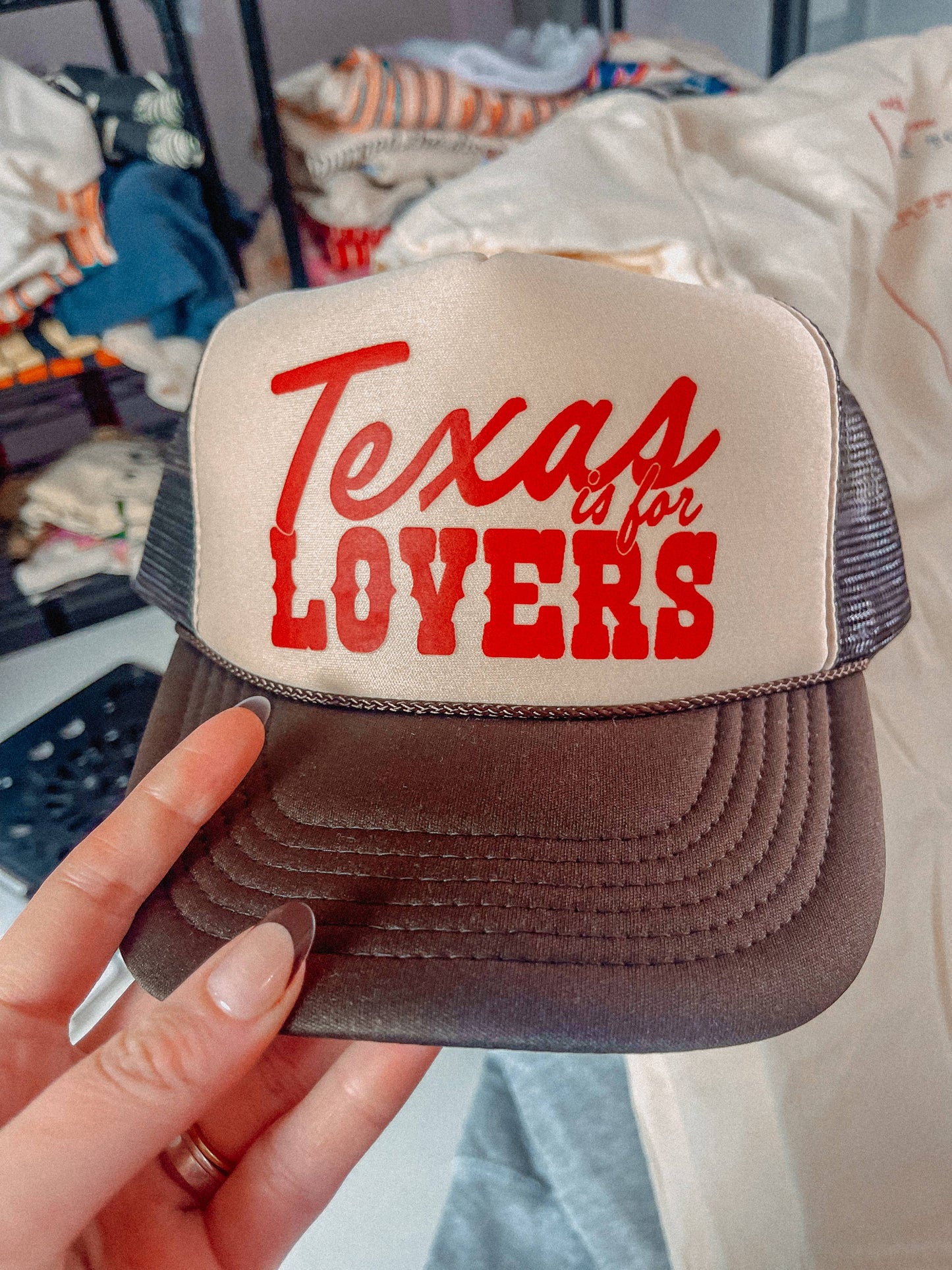 Texas is for Lovers, Western Trucker Hat