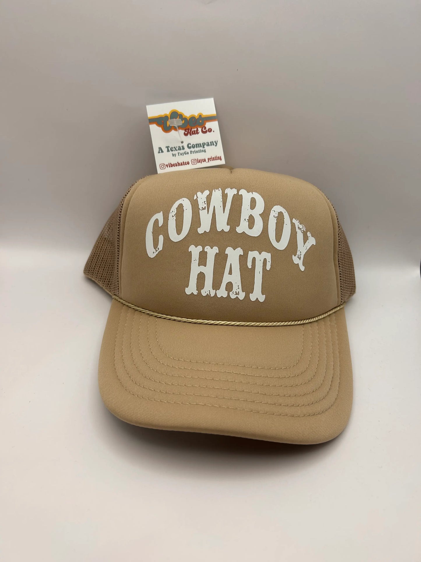 Cowboy Hat Trucker Hat