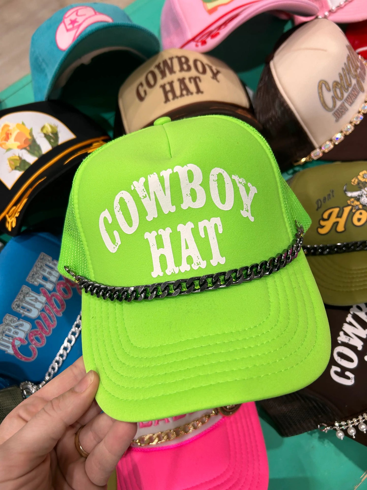 Cowboy Hat Trucker Hat