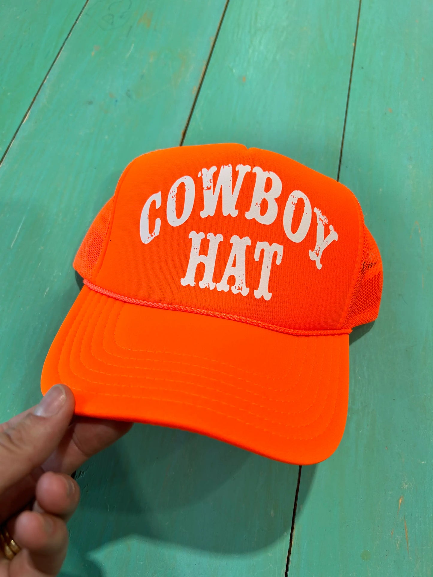 Cowboy Hat Trucker Hat