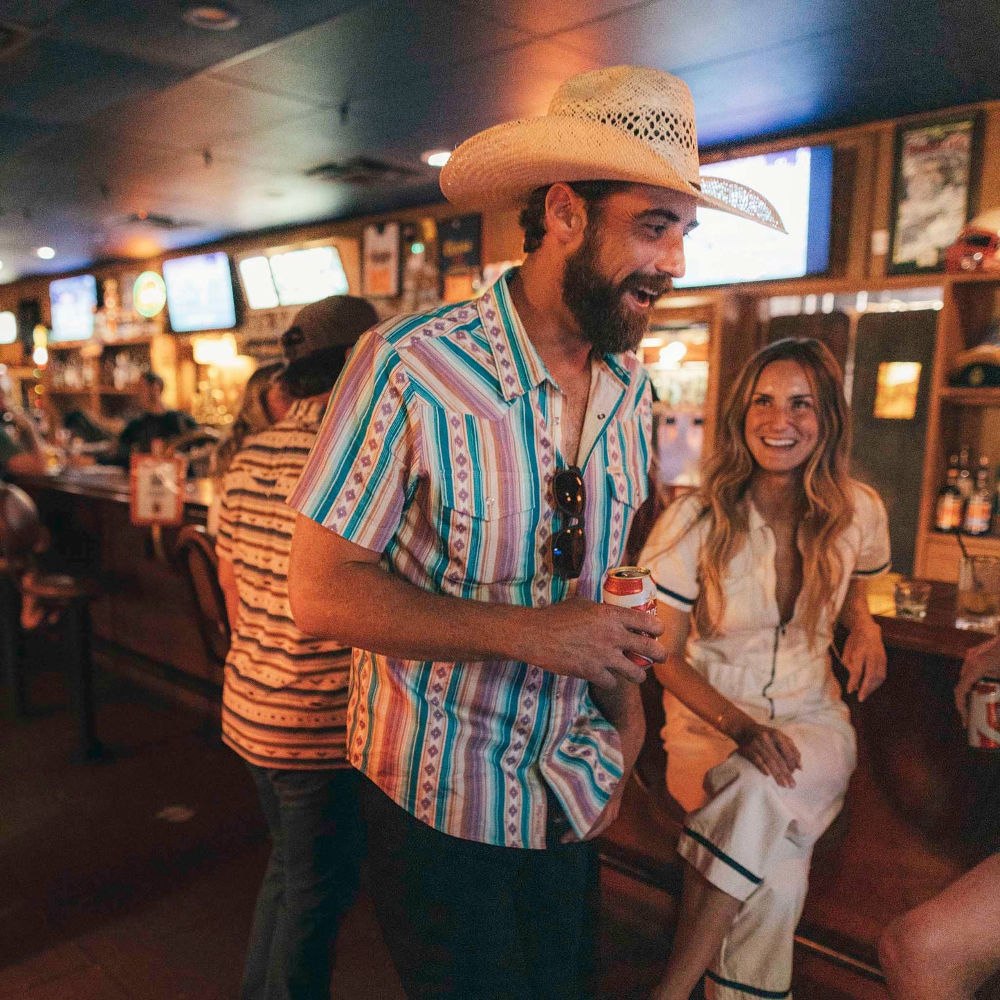 Sendero Provisions Company - Serape Pearl Snap Short Sleeve