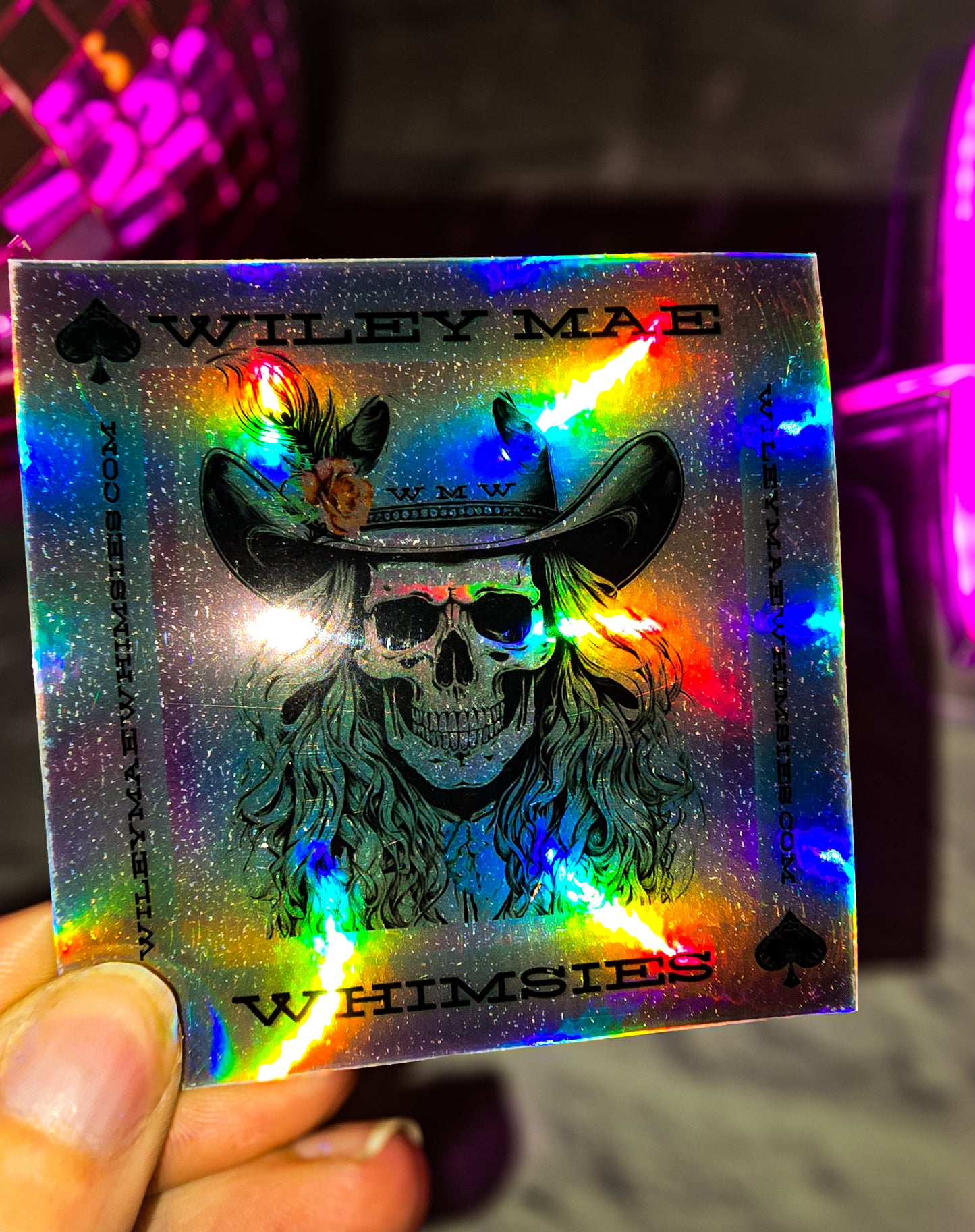 WMW Logo Holographic Stickers