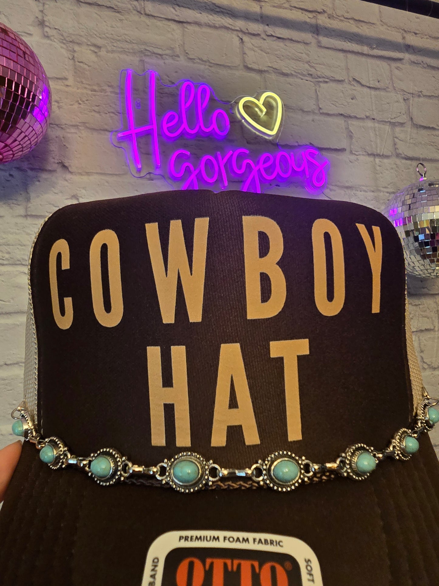 Cowboy Hat Graphic Trucker Hat