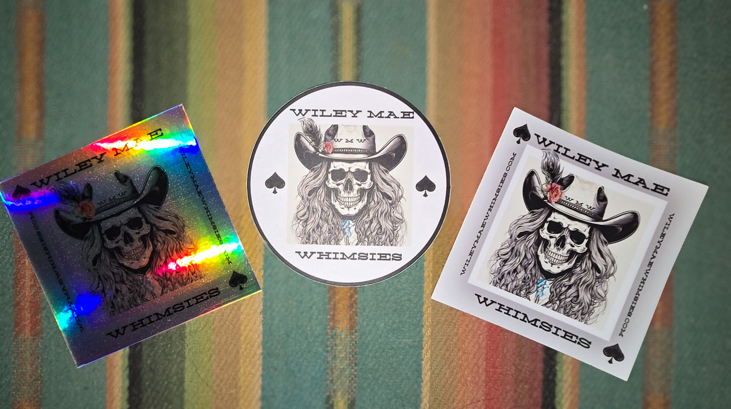 WMW Logo Square Stickers