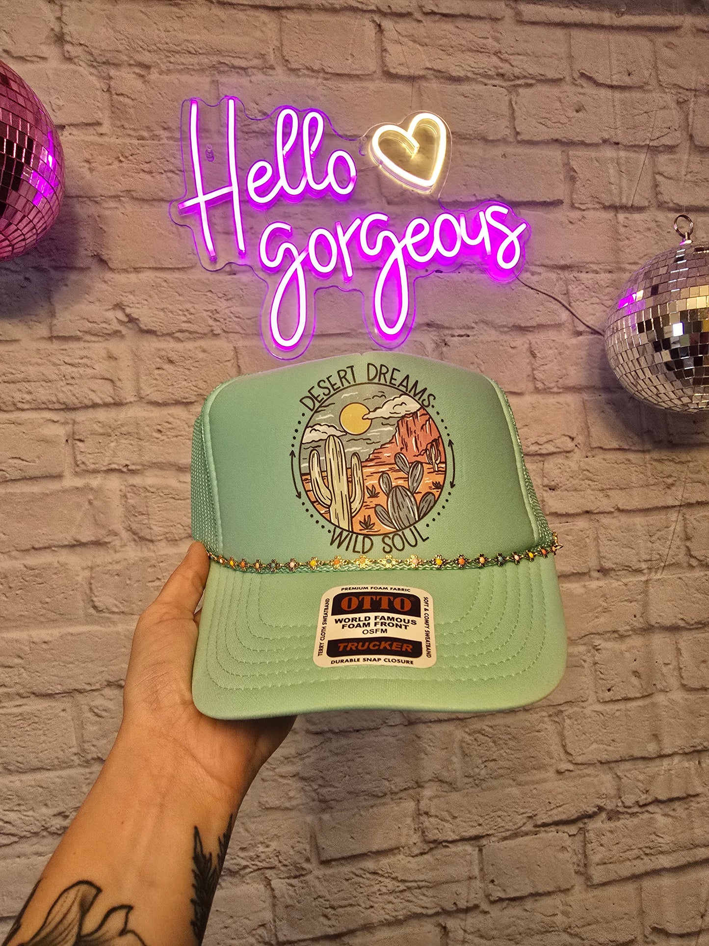 Desert Dreams Wild Soul Graphic Trucker Hat