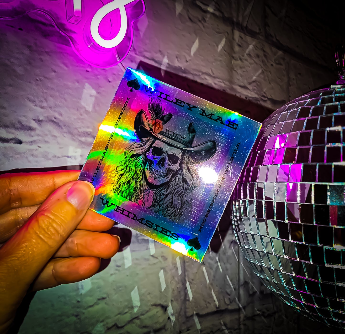 WMW Logo Holographic Stickers